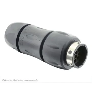 Souriau Sunbank by Eaton Circular Connector, 12 Contacts, In-line, Socket, IP68, IP69K, UTGX Series - UTGX1JC1412P product image