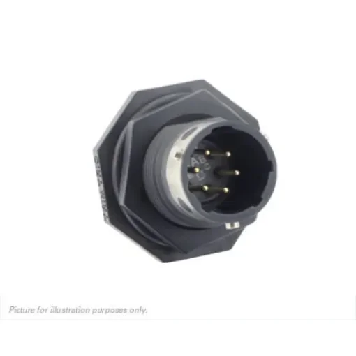Souriau Sunbank by Eaton Circular Connector, 6 Contacts, Panel Mount, IP68, IP69K, UTGX Series - UTGX710E6P product image