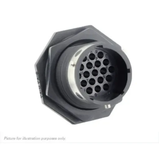 Souriau Sunbank by Eaton Circular Connector, 19 Contacts, Panel Mount, IP68, IP69K, UTGX Series - UTGX71419P product image