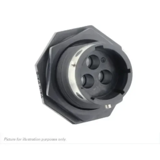 Souriau Sunbank by Eaton Circular Connector, 3 Contacts, Panel Mount, IP68, IP69K, UTGX Series - UTGX7142G1P product image