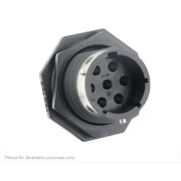 Souriau Sunbank by Eaton Circular Connector, 7 Contacts, Panel Mount, IP68, IP69K, UTGX Series - UTGX7147PSCR product image