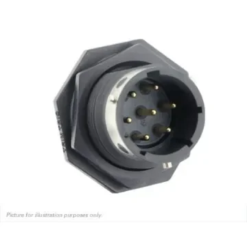Souriau Sunbank by Eaton Circular Connector, 7 Contacts, Panel Mount, IP68, IP69K, UTGX Series - UTGX714E7P product image
