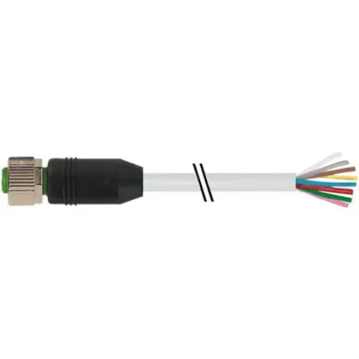 Murrelektronik Limited Straight Female 8 way M12 to Unterminated Sensor Actuator Cable, 10m - 7000-17041-2921000 product image