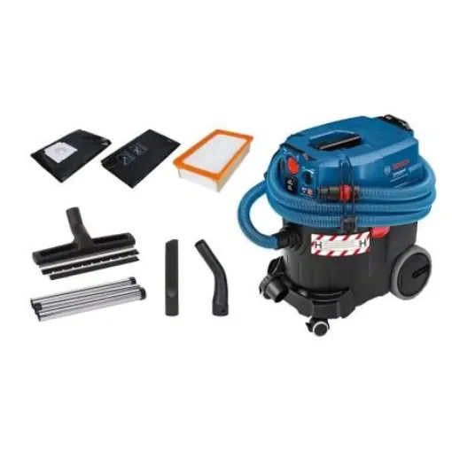 Bosch GAS 35 H AFC Floor Vacuum Cleaner Dust Extractor for Wet/Dry Areas, 240V ac, UK Plug - 06019C3670 product image