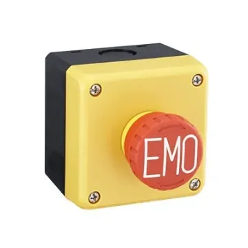 Idec FB Series Twist Release Emergency Stop Push Button, Surface Mount, 1NO + 3NC - FB1W-XW1E-BV413MRH-Y0 product image