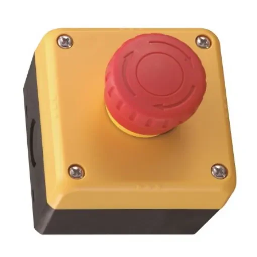 Idec YW Series Twist Release Emergency Stop Push Button, Panel Mount, 2NC - FB1W-YW1L-V4E02Q4R product image