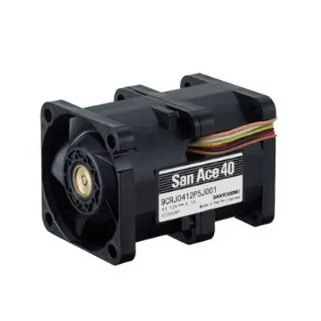 Sanyo Denki Axial Fan, 12 V dc, DC Operation, 37.4cfm, 37.2W, 3.1A Max, 40 x 40 x 56mm - 9CRJ0412P5J001 product image