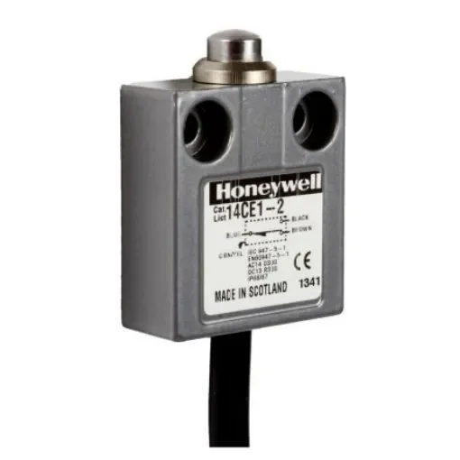 Honeywell 14CE Series Plunger Limit Switch, 1NC/1NO, IP65, IP66, IP67, IP68, SPDT, Die Cast Zinc Housing, 240V ac ac - 14CE1-3 product image