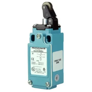 Honeywell Roller Lever Limit Switch, 1NC/1NO, IP67, SPDT, Die Cast Zinc Housing, 300V ac ac Max, 10A Max - GLCC01D product image
