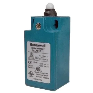 Honeywell Plunger Limit Switch, 1NC/1NO, IP66, SPDT, Plastic Housing, 300V ac ac Max, 10A Max - GLLC01B product image
