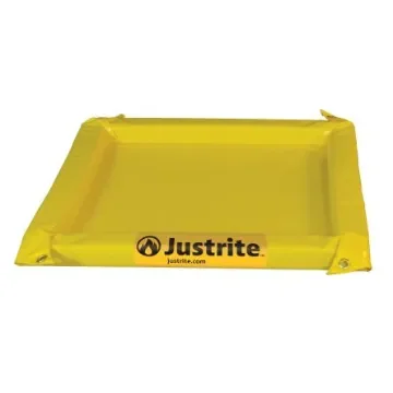 Justrite PVC Spill Berm for Spill Control, 19L Capacity - JEN28414YL product image