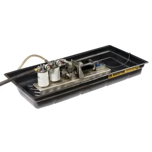 Justrite Polyethylene Spill Berm for Spill Control, 76L Capacity - JEN28716BL product image