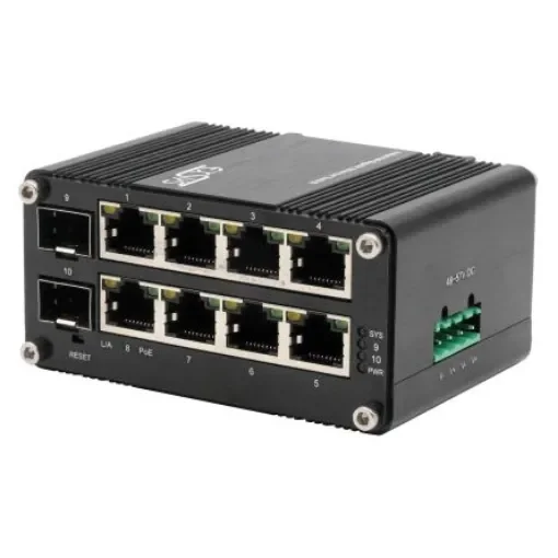 Exsys EX-62035MPOE-SFP, Managed Switch 10 Port Network Switch With PoE product image