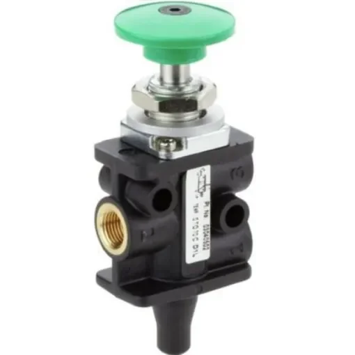 Norgren Button 3/2 Mechanical Valve 304 Series, G 1/8, 1/8, III B - 03040502 product image