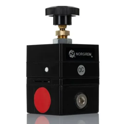 Norgren G 1/4 Pneumatic Regulator - 0.14bar to 8bar, 1/4 in, 10bar max. input - R27-200-RNLG product image