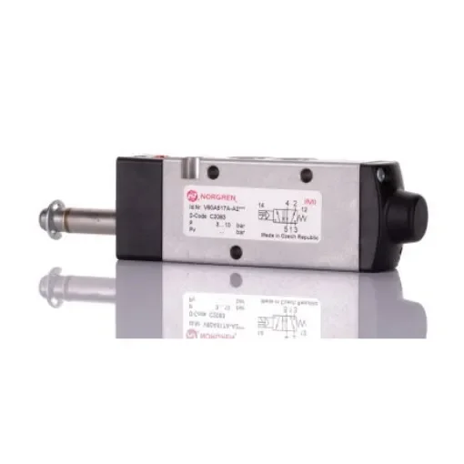 Norgren Pneumatic Solenoid Valve - Solenoid/Spring G 1/8 V60 Series, V60A517A-A2000 product image