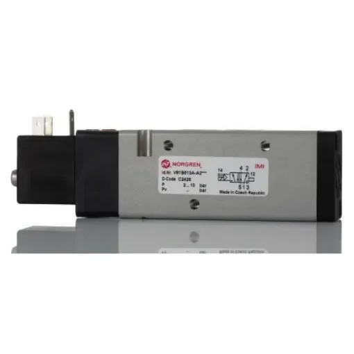 Norgren Pneumatic Solenoid Valve - Solenoid/Air G 1/4 V61 Series 220 V ac, 240 V ac - V61B513A-A219J product image
