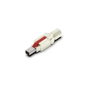 TE Connectivity, Type I Cable Mount Mini I/O Connector Plug, 8 Way, Shielded - 2350323-1 product image