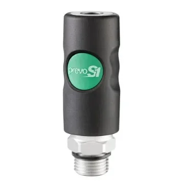 PREVOST Composite Body Male Safety Quick Connect Coupling, G 1/2 Male Threaded - ESI 111153EB product image