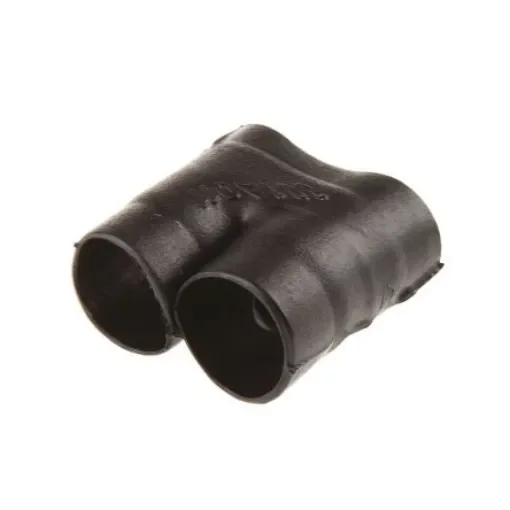 TE Connectivity T Joint Black, Fluid Resistant Elastomer, 6.6mm - 301A011-25-0 product image
