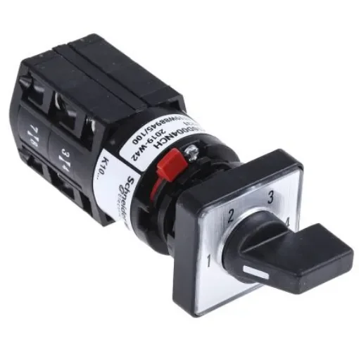 Schneider Electric, SP 4 Position 60° Multi Step Cam Switch, 10A, Handle Actuator - K10D004NCH product image