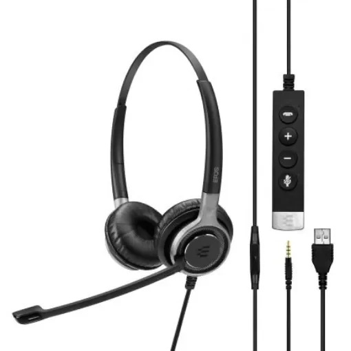 EPOS IMPACT SC 665 USB Black Wired 3.5 mm Jack, USB On Ear Headset - 1000645 product image