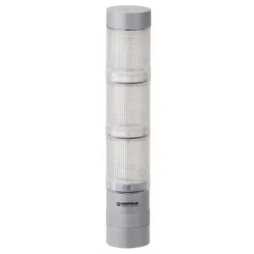 Werma KombiSIGN 40 Series Clear Signal Tower, 3 Lights, 24 V, Base Mount, Wall Mount - 639.301.01 product image
