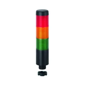 Werma Kompakt 37 Series Red/Green/Yellow Signal Tower, 3 Lights, 12 V - 698.210.74 product image