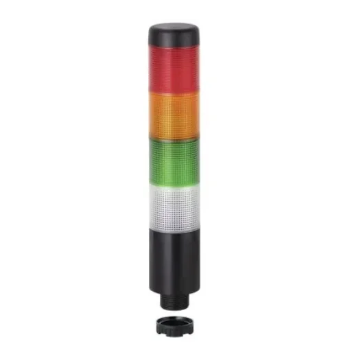 Werma Kompakt 37 Series Clear, Green, Red, Yellow Signal Tower, 4 Lights, 24 V - 698.240.75 product image