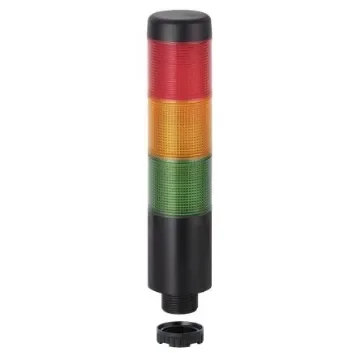 Werma Kompakt 37 Series Red/Green/Yellow Buzzer Signal Tower, 3 Lights, 12 V, Built-in Mounting - 699.110.74 product image