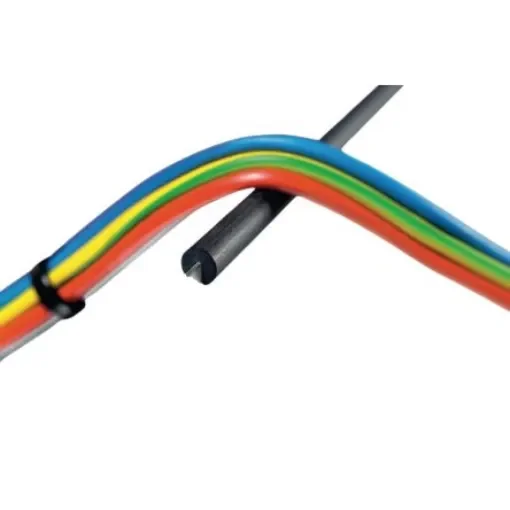 HellermannTyton PVC Edge Protection Strip, 1.2 x 5.0mm, PS1BK - 800-00200 EdgeGuard PS1BK product image