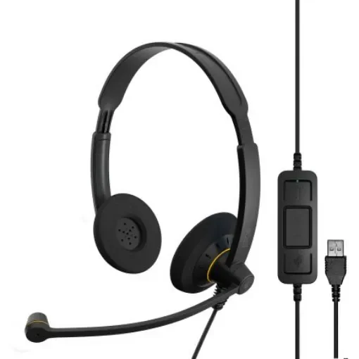 EPOS IMPACT SC 60 USB ML Black Wired USB On Ear Headset - 1000551 product image
