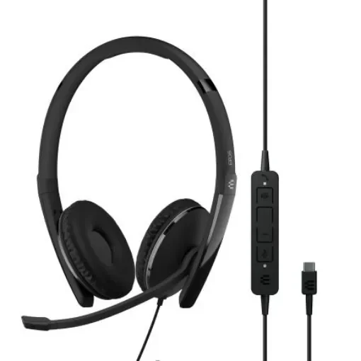EPOS ADAPT 160T ANC USB-C Black Wired USB C On Ear Headset - 1000221 product image