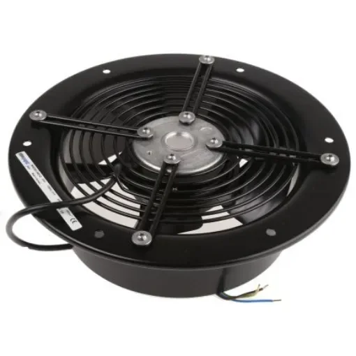 ebm-papst W4S200 Series Axial Fan, 230 V ac, AC Operation, 375m³/h, 40W, 300mA Max, 200 x 80mm - W4S200-CA02-02 product image