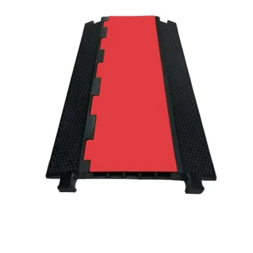 RS PRO 1m Black, Red Cable Cover in Rubber - 2184307 product image