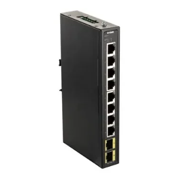 D-Link 10-Port Industrial Gigabit Unmanaged Switch with SFP Ports, Unmanaged 10 Port Switch - DIS-100G-10S product image