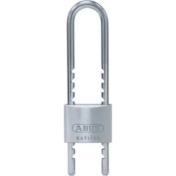 ABUS Key Weatherproof Titanium Padlock, 8mm Shackle, 50mm Body - 64TI/50HB60-150 B/DFNLI product image