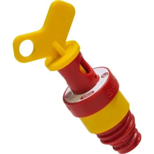 ABUS Red, Yellow 1-Lock ABS Fuse Lockout, 6.5mm Shackle, 84mm Attachment - E233 product image