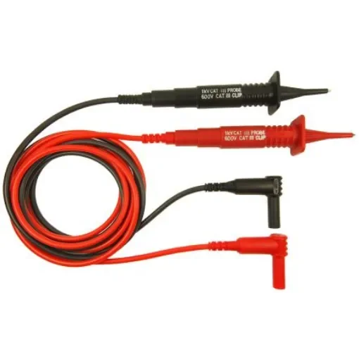 RS PRO Test Lead & Connector Kit With 1 Black Lead Assembly, 1 Red Lead Assembly - 2188293 product image