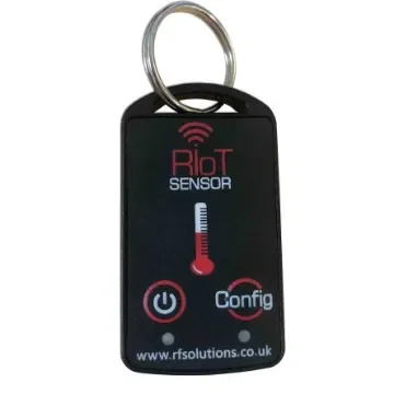 RF SolutionsRIOT-SENFOB-TEMP-8T1 2 Button Remote Control Fob, 868MHz product image