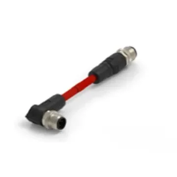 TE ConnectivityTAD1484, 500mm Cat5e M12 to Male M12 Male, Terminated - TAD14841311-001 product image