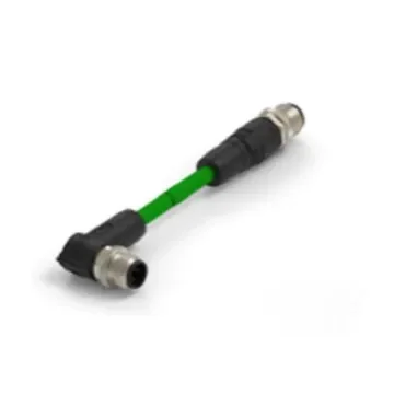 TE ConnectivityTAD1484, 2m Cat5e M12 to Male M12 Male, Terminated - TAD14845101-020 product image
