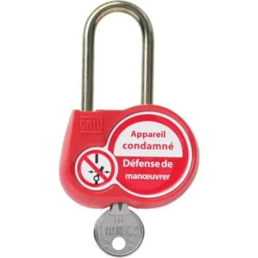 Catu Padlock Brass Safety Padlock, Keyed Alike, 6mm Shackle - AL-230-111 product image