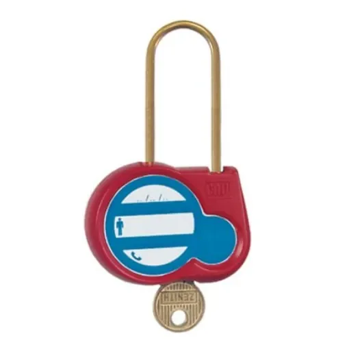 Catu Padlock Brass Safety Padlock, Keyed Alike, 4mm Shackle - AL-240-111 product image