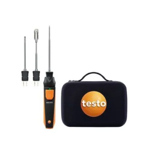 Testo 915i Wireless Digital Thermometer for Commercial, Industrial Use, K Probe, 1 Input(s), ±0.5 °C Accuracy - 0563 5915 product image