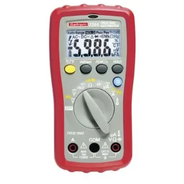 Sefram 7204 Handheld Digital Multimeter, True RMS, 10A ac Max, 10A dc Max, 600V ac Max - SEFRAM7204 product image