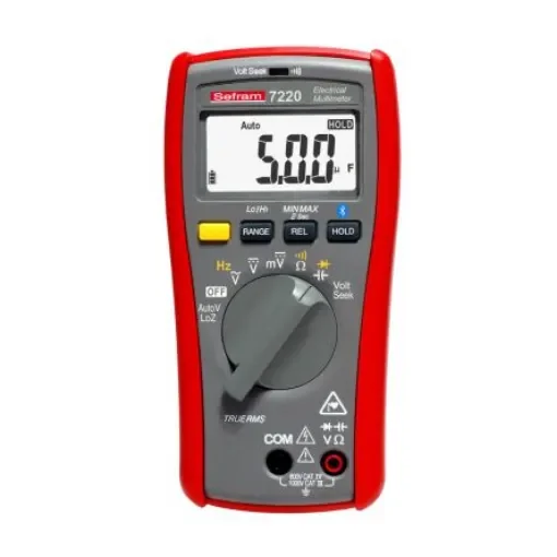 Sefram 7220 Handheld Digital Multimeter, True RMS, 1000V ac Max - SEFRAM7220 product image