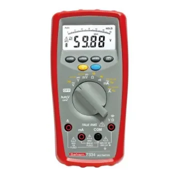 Sefram 7334 Handheld Digital Multimeter, True RMS, 10A ac Max, 10A dc Max, 1000V ac Max - SEFRAM7334 product image