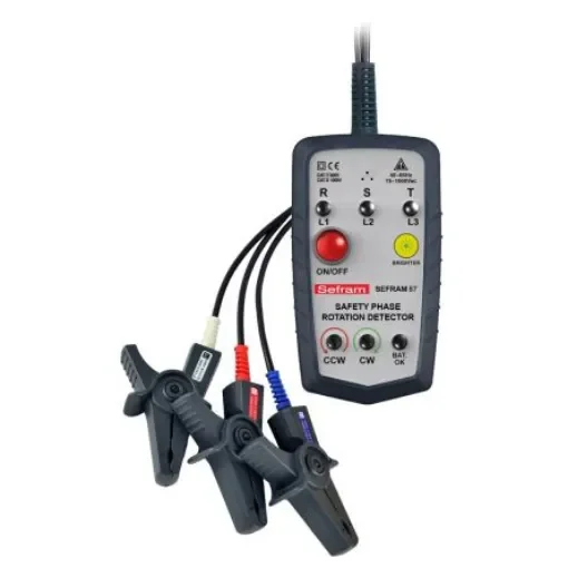 Sefram 87 Phase Rotation Tester, CAT III 1000V / CAT IV 600V, 65Hz Max, 1000V Max - SEFRAM87 product image