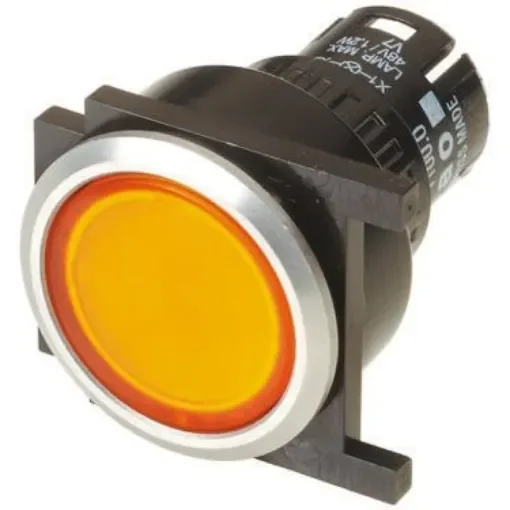 EAO Yellow Momentary Push Button Head, IP65 - 61-1100.0, 61-9642.4 ,61-9933.0 product image
